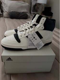 Fresh Adidas Break Start Mid W sneakers. High-top style. White with black accents. Comes new in original box with tags. Women's size 8 US (EU 40, UK 6