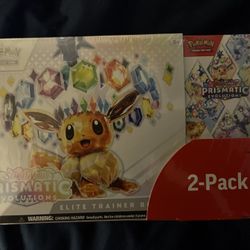 Pokemon 2 Pack Prismatic $160  