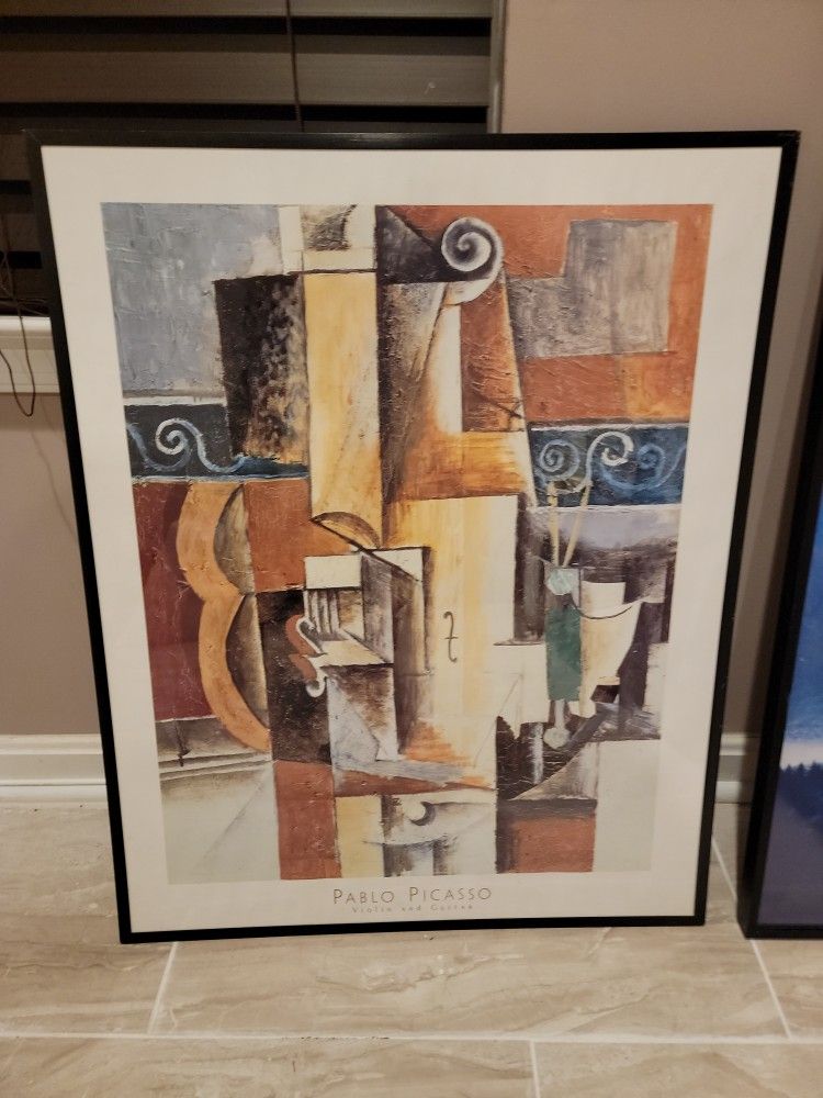 Selling 5 Framed Art Pieces