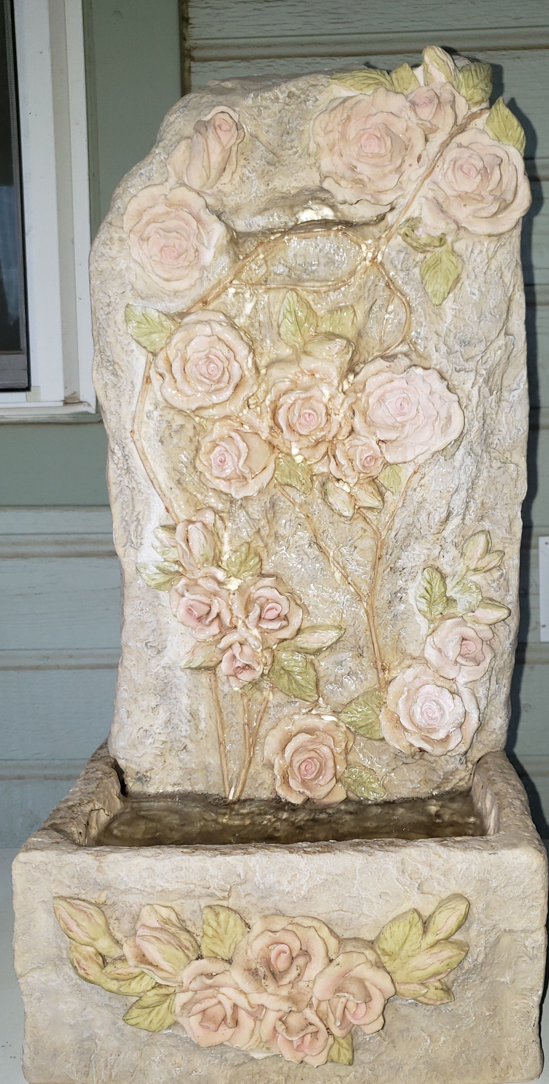 Rose Tabletop Fountain