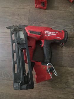 Milwaukee finish nail gun...