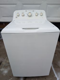 GE WASHER SUPER CAPACITY CAN DELIVER 