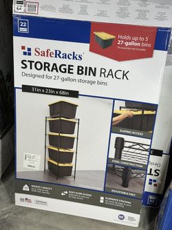 SafeRacks Overhead Storage Bin Rack