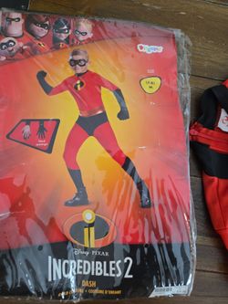 Incredibles 2 Dash Child Costume Size M (7-8)
