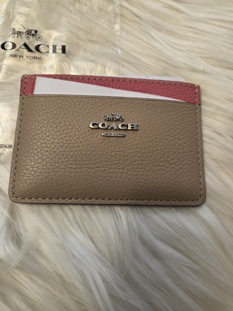 NWT Coach Card Holder