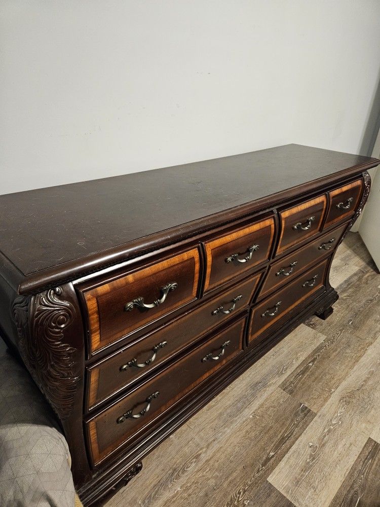 Chest of Drawes and Dresser with Mirror