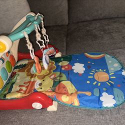 Tummy Time Floor Mat Plus A Walker 