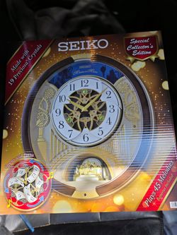 seiko melodies in motion clock QXM614BR