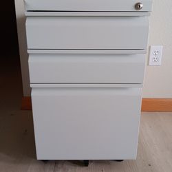 Rolling Metal File Cabinet New