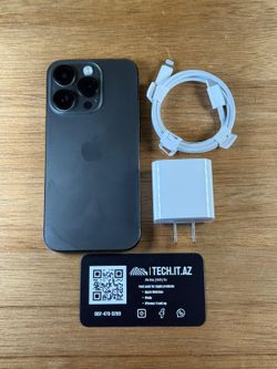 📱 iPhone 15 Pro | 512GB | Black Titanium | Cricket Only | Hablo Español