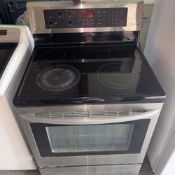 LG Stainless Steel Flat Top Stove Oven And Range