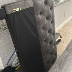 Full Size Upholstered Bed With Mattress