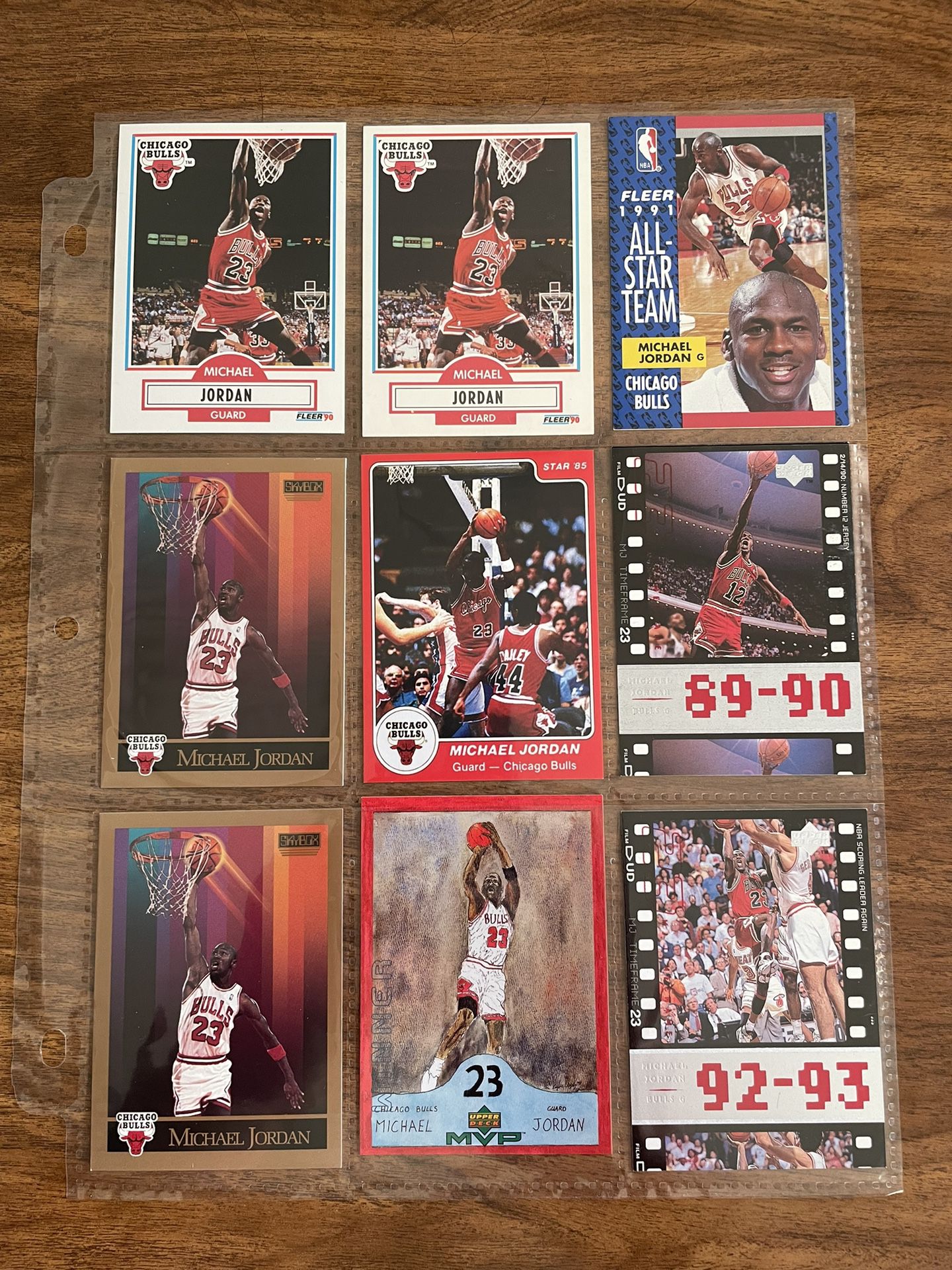 Various Michael Jordan Cards