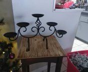 Metal candle holders