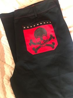 Black “Punk Rock” Pants