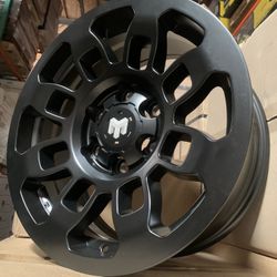 17x7.5 Toyota TRD Design Black wheels