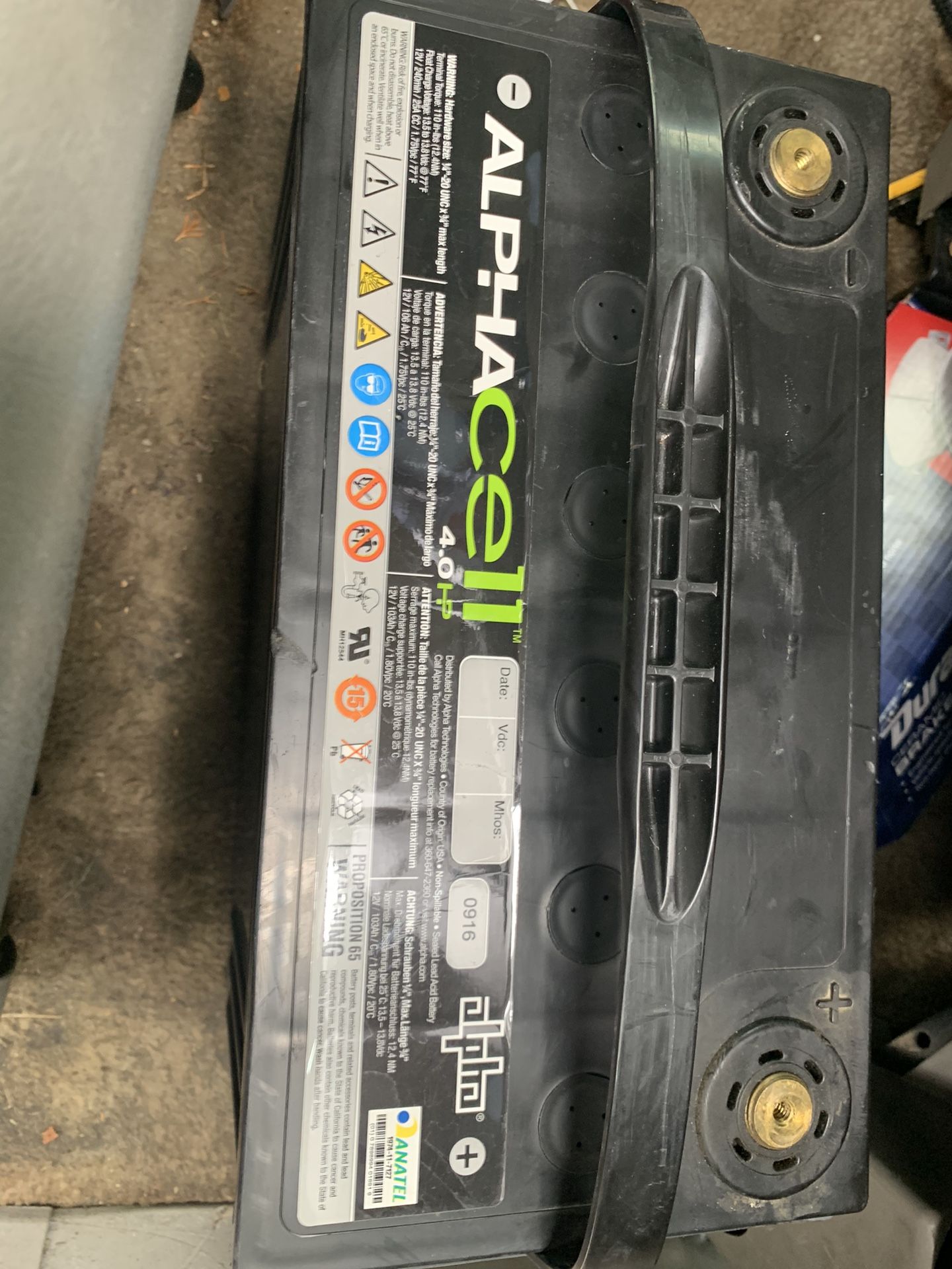 Alphacell 4.0 HP Batteries