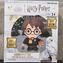 3Ft Airblown Harry Potter Christmas Yard Decoration