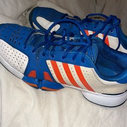 Adidas Barricade Team 2 White Blue Red Colorway V23771