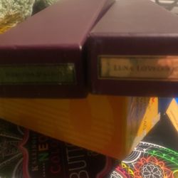 2 Potter Wand  Boxes With Maps. 