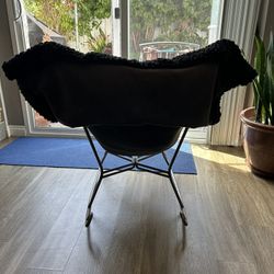 Rocking Chair With Metal Frame 