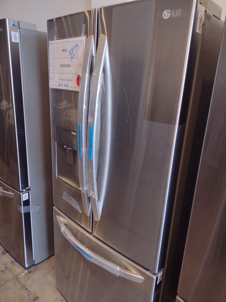 LG 22 Cu Ft. Fridge French 3 Door Refrigerator With Water