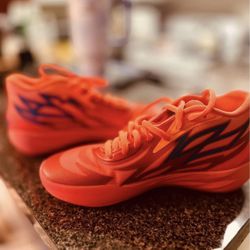 Puma MB.02 x Supernova Orange Fiery Coral Basketball shoes Men’s Size 6.5 