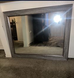 Grey Living Room Mirror 