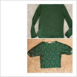 LotOf 2-Banana Republic/Ann Taylor Small Tops