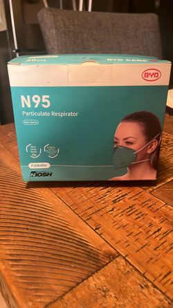 BYD Care N95 Particulate Respirator Masks 20-Pack