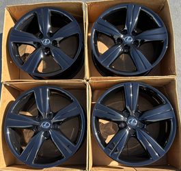 18” Lexus GS350 Factory Wheels Rims Gloss Black New GS450H