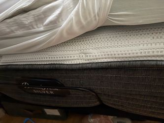 Electric full size bed frame and Mattress