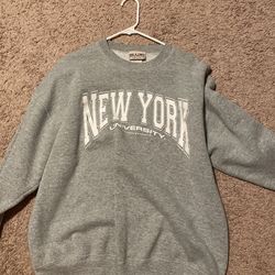 Vintage 1997 New York University Sweater Fits Like Large
