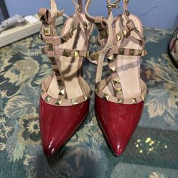Red BCBGenteration High Heels Size 6