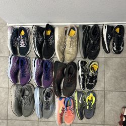 12-PAIR PRE-OWNED RUNNING / ATHLETIC SHOE BULK LOT 