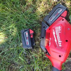 Milwaukee Weed Eater Has 5.0 Battery And Hd9.0 Battery For Sale As Well