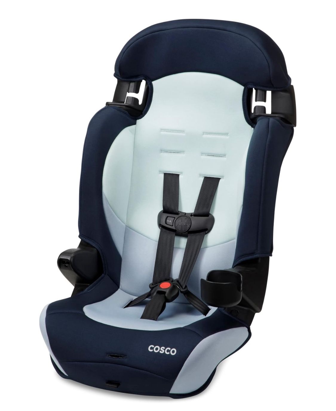 Cosco Kids Finale DX 2-in-1 Booster Car Seat, Forward Facing Toddler Car Seat (30-65 lbs) and Belt Positioning High Back Booster Seat (40-100 lbs), Ra