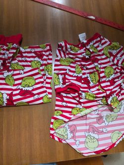 Grinch pajama set med xl