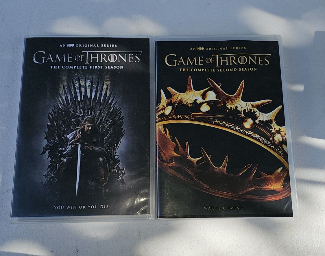 Game Of Thrones Full Season 1 & 2 On DVD