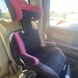 2 Pink And Black Booster Car Seat 