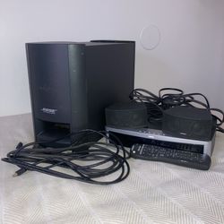 BOSE 3-2-1 Series 3 Media Center & Powered Speaker System w/ Cords & Remote