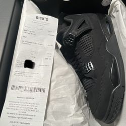 Jordan Retro 4 “Black Cat” (Size 11.5) DS