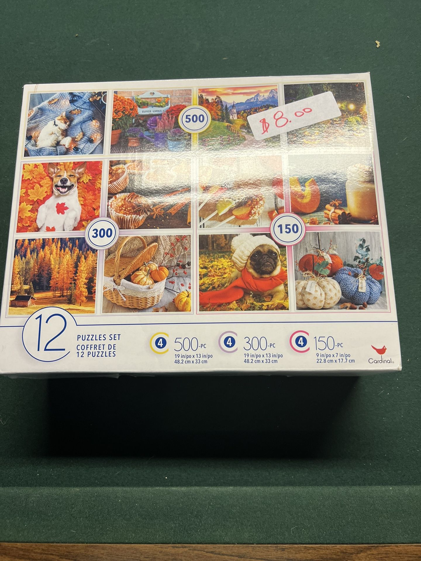 Brand New Puzzle 12 Puzzles In The Box