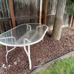 Oval Patio Table  