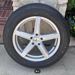 vision 18 in tire and rim