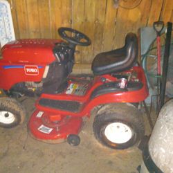 Toro Riding Mower. Lawn Mower. 