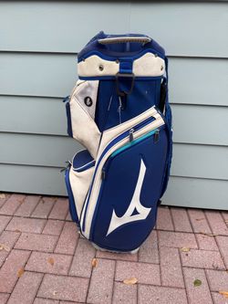 Mizuno 14 way divider cart golf bag with rain cover