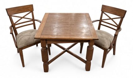 Ethan Allen Dining Table with 4 Chairs – $600