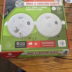 1 First Alert Smoke And Carbon Monoxide Alarm