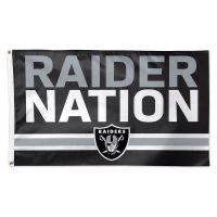 LAS VEGAS RAIDERS / PATRIOTIC AMERICANA FLAG - DELUXE 3' X 5'